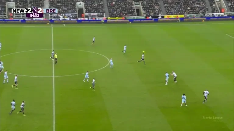 Dango Ouattara dă lovitura în minutul 85 în Newcastle - Brentford (VOYO 07.02.2026)